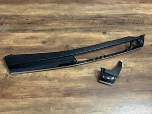 Tablero interior BMW X5 X6 F15 F16 OEM embellecedor cubierto con película de carbono RHD 2 piezas - Imagen 1 de 14