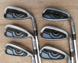NICE PING G MAX IRONS 5-PW IRON SET REGULAR FLEX PURE ALIGNED XP95 STEEL K1 GMAX - Picture 1 of 11