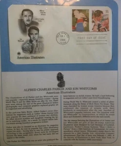 C7 Ersttagsbrief - 34 Cents - 2001 American Illustrators Parker and Whitcomb - Bild 1 von 3