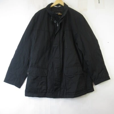 Bugatti Men's Black Coat Fully Lined Outwear Cotton Mix  Jacket UK 48 Regular - Image 1 of 4