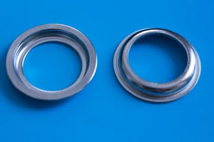 2x Lagerschalen ca.44mm Pressdurchmeser ca.50mm außen Steuersatz silber Fahrrad - Bild 1 von 3