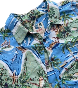 VTG John Severson Kahala Mens XL Hawaiian Shirt Tropical Island Golf Print - Picture 1 of 10