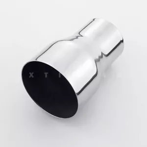 2.5" ID to 3.5" OD Exhaust Pipe Tip Reducer Adapter Connector Stainless Steel - Foto 1 di 3