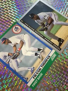 1991 SCORE 93 LEAF FRANK THOMAS CHICAGO WHITE SOX BIG HURT LOT #42 CSTR RARE - Bild 1 von 5