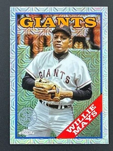 Paquete de Plata WILLIE MAYS 2023 Topps Serie 1 Cromo #T88C-46 Gigantes de Corta - Imagen 1 de 2