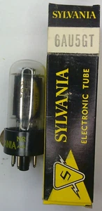 6AU5GT NOS vacuum tube Sylvania 10 watt beam-power - Picture 1 of 1
