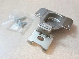 NEW Rare AMEROCK 2 Spring Close Cabinet Hinge w/ F-2802-2A Mount Plate & Screws - Picture 1 of 4
