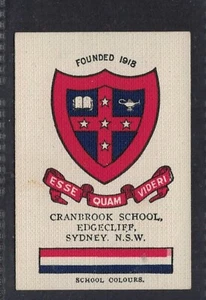 EDGECLIFF, CRANBROOK SCHOOL - 90 + year old Australian Tobacco Card # 61 - Picture 1 of 2