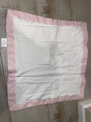 Manta bebé vintage 2002 niñas bebé hueco rosa flores borde totalmente nueva Foto 1 de 4