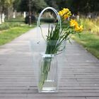 with Handle Flower Gift Packing Box Transparent Wedding Party Decor