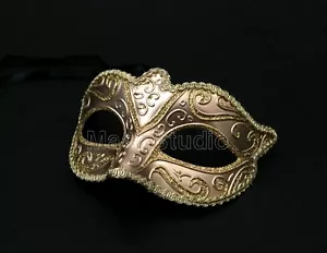 Pareja Máscara Máscara Plata Oro Set Steampunk Escuela Baile de graduación Cóctel Fiesta - Imagen 1 de 5