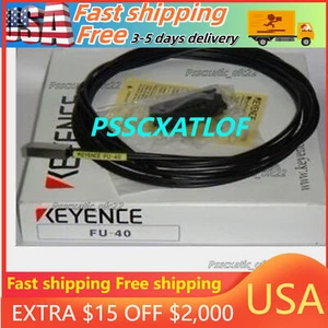 New KEYENCE FU-40 Reflective Fiber Optic Sensor US Free TAX - Picture 1 of 9