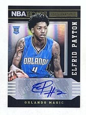 Elfrid Payton 2014-15 Panini NBA Hoops Hot Signatures Auto RC #75 NBA Magic Card
