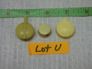 PERILLAS DE RADIO BAQUELITA VINTAGE DAKA WARE OFF WHITE (LOTE U) - Imagen 1 de 3