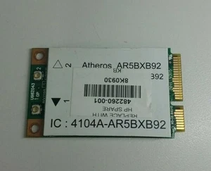 HP 482260-001 Atheros AR5BXB92 AR9280 PCIe inalámbrico doble - Imagen 1 de 2
