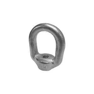 Anillo de tuercas de ojos con hilo de 3/8" elevación ovalada estilo forjado marino SS316 WLL 1.160 LB - Imagen 1 de 3
