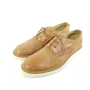 Marc O'Polo Halbschuhe Damen Gr. 39 Braun Leder Oxford Schuhe Leicht - Bild 1 von 9