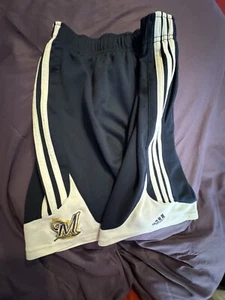 Adidas Milwaukee Brewers Shorts Youth M 10-12 - Picture 1 of 4
