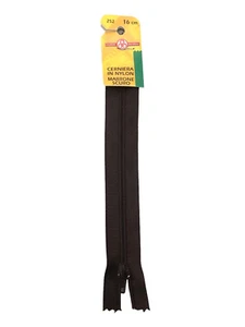 REISSVERSCHLUSS DUNKELBRAUN REISSVERSCHLUSS NYLON 16 CM - Bild 1 von 1