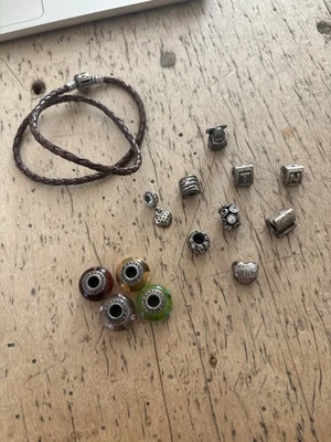 Pandora Murano Glas Charm – Gelb Punkte – Original - Bild 1 von 2