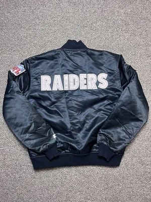 Chaqueta De Colección Las Vegas Raiders Starter Satén Años 80 90 Los Ángeles Talla Mediana Foto 1 de 4