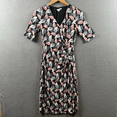 Boden Ruth Floral Midi Dress Women’s Size US 4 Regular Multicolor Lined Boho - Image 1 of 4