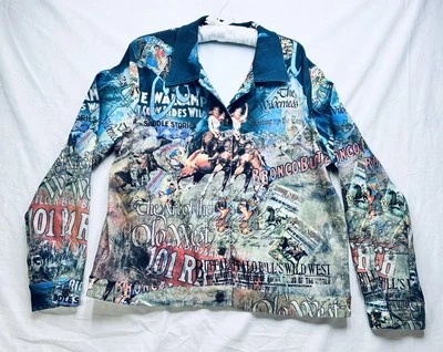 Cactus Brand Wild West Women Cowgirl Horse Button Front Jacket Size XL Made USA - Image 1 of 4