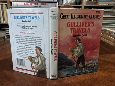 Great Illustrated Classics: Gullivers Travels By Jonathan Swift HC Like New - Image 1 of 4