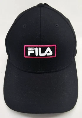 Mujeres FILA Deporte Correa Ajustable Gorra Béisbol Baloncesto Mamá Negro Rosa Foto 1 de 4