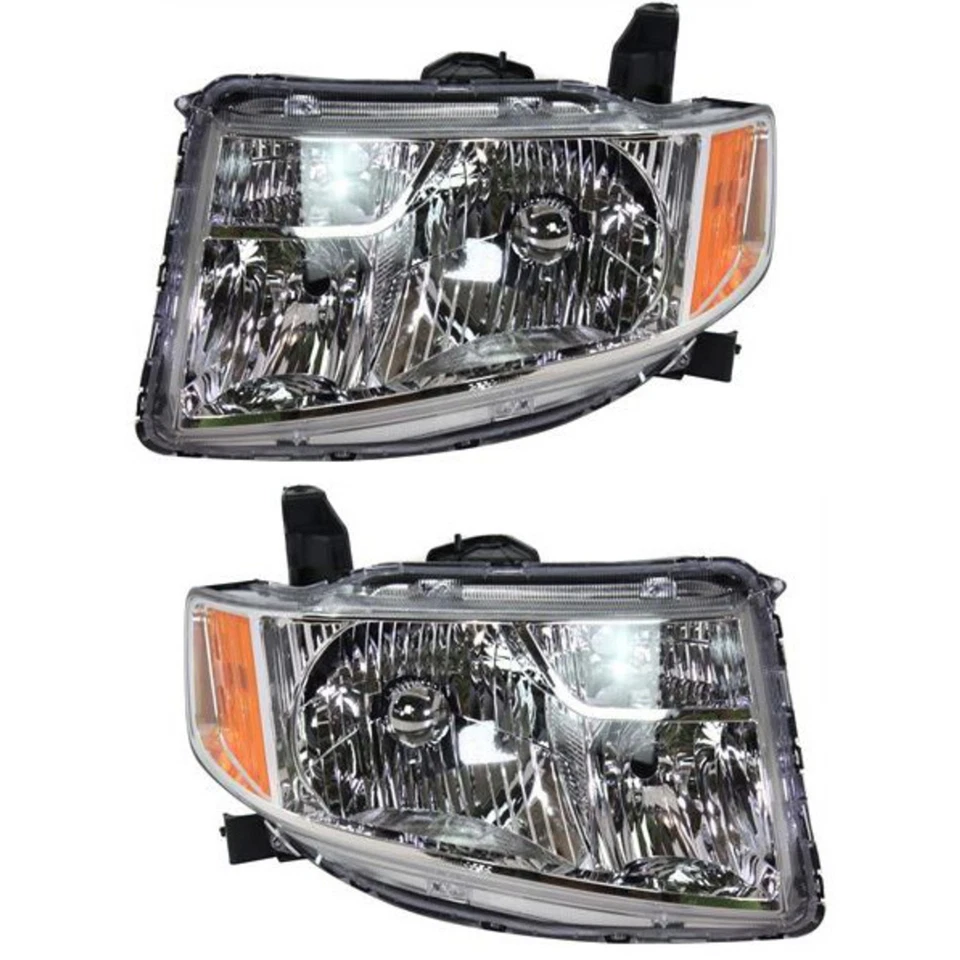 Driver and Passenger Side Headlights For Honda Element 2009-2011 Halogen EX LX Foto 1 de 4