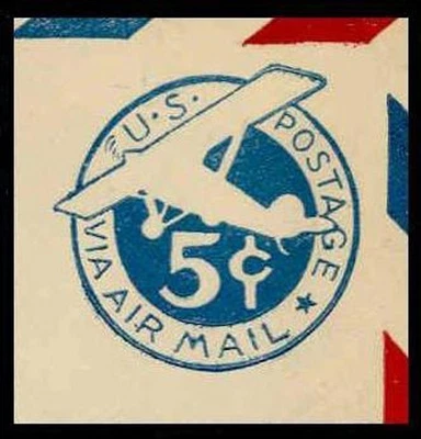 SCOTT #UC1 (Border c) VERY FINE MINT CUT SQUARE - Image 1 of 2