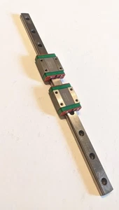 Hiwin - Linear Rail and Carriages – 2 x MGN12CC + 1 x MGNR12H (245mm) - Picture 1 of 5