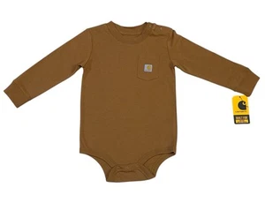 Carhartt Bodysuit Baby Infant Toddler 18 Months Carhartt Brown - Picture 1 of 3