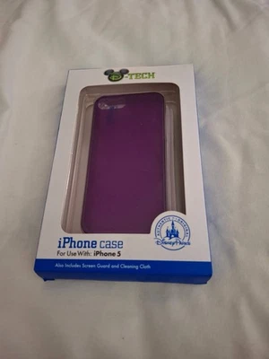 Funda Disney Tech Púrpura iPhone 5 Nueva en Caja Foto 1 de 2