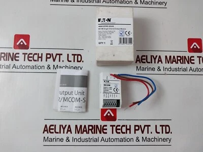 Lot of 3X Eaton 400010fire-0024X mcom single channel output module - Image 1 of 4