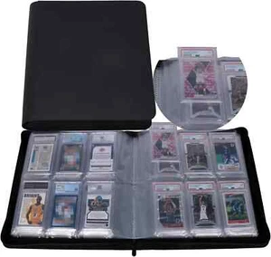PSA Slab Binder, Holds 72 PSA Slabs, 6-Pocket Graded Card Binder for PSA, CGC, C - Bild 1 von 2