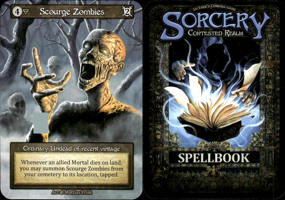Scourge Zombies - Ordinary Earth Sorcery Contested Realm 2023 SCR - Image 1 of 1