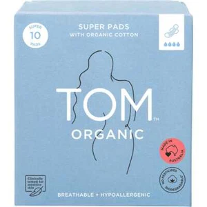TOM Organic Pads Super 10 Pack (Pack of 6) - Picture 1 of 1