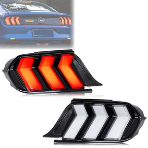 LED Tail Lights for Ford Mustang 2015-2023 S550 Sequential Rear Lamps Assembly - Picture 1 of 4