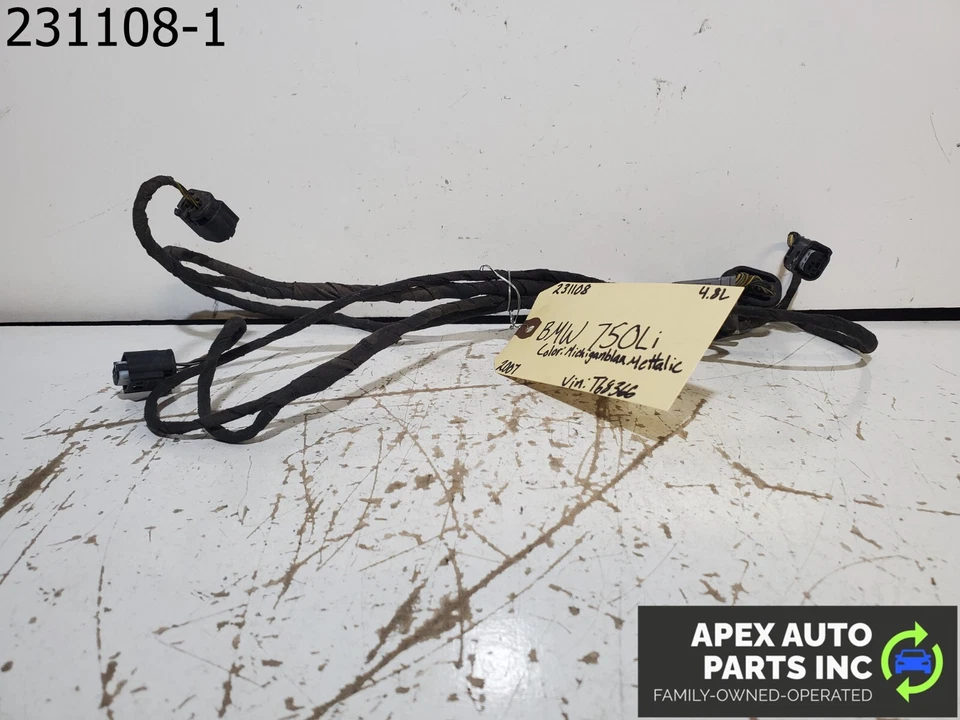 OEM 2007 BMW 750Li Kabelbaum Hinteren Parksensoren 14520491 - Изображение 1 из 4