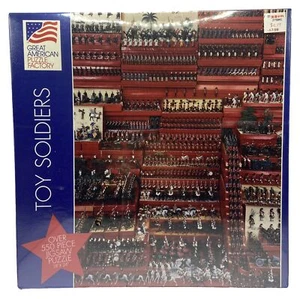 Toy Soldiers Jigsaw Puzzle Over 550 Pc Brand New Factory Sealed Vintage 1995 - Picture 1 of 7