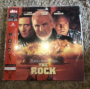 The Rock DTS RARE Laserdisc πΏ Japanese LD SEALED NEW - Cage Connery Harris - Picture 1 of 2