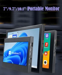Portable Monitor 7"/9.7"/10.1" HDMI PC Game Display for Raspberry Pi PS4 XBOX - Picture 1 of 14