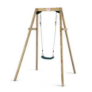 Plum Wooden Double Kids Play Garden Swing Set - Anchors Included - Picture 1 of 5