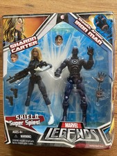 NEW MARVEL LEGENDS SHIELD 2 PACK SUPER SPIES SHARON CARTER STEALTH IRON MAN  E6