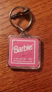 Portachiavi bifacciale Barbie Mattel 1997 vintage - Foto 1 di 2