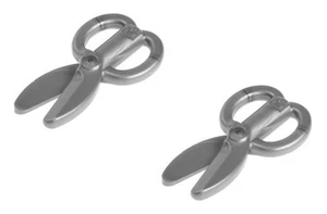 Lego 2x Flat Silver Scissors (18920) NEW!!! - Picture 1 of 1