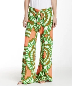 voom by joy han sadie tie dye pants green Orange Size S - Picture 1 of 12
