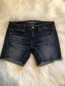 American Eagle denim Boy MIDI shorts 4 - Picture 1 of 7