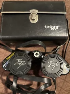 Vintage Tasco Zip 318Z Binoculars 7 x 35 Wide Angle with Leatherette Case Japan - Picture 1 of 3